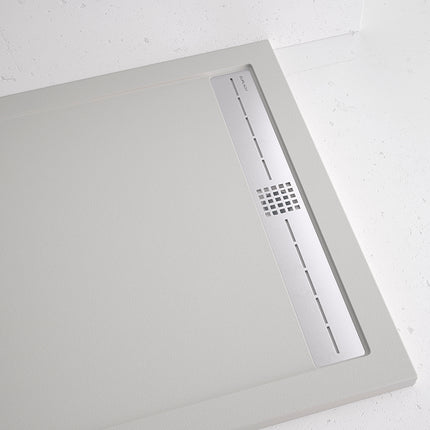 Plato de ducha LEVEL rejilla acero