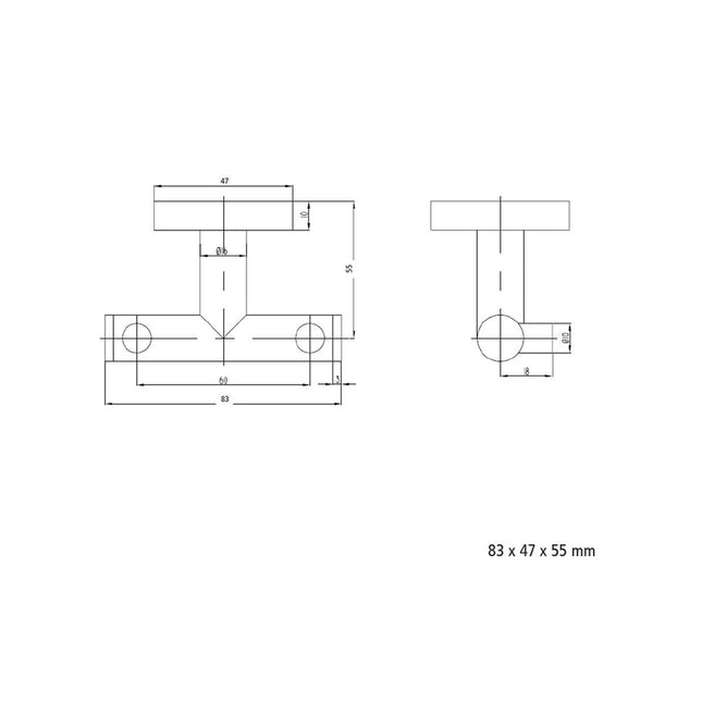 croquis percha doble rhin