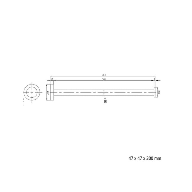 medidas barra toallero rhin