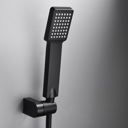 Kit Baño Ducha Monomando ART Negro Mate IMEX | Set Completo 2 en 1 | Acabado Mate Elegante | Incluye Todos los Componentes