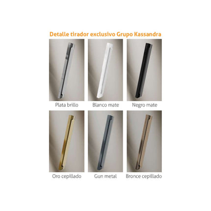 tiradores Mampara DELTA  DE100