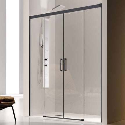 Mampara GLASÉ GS100 negro mate