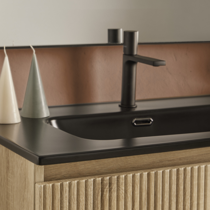 Mueble de Baño ETNA de Sanchis | 2 Cajones con Lavabo Cerámico | 7 Acabados