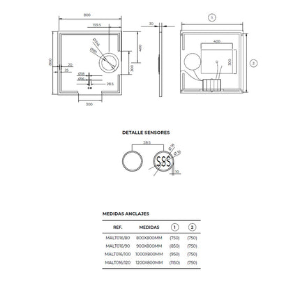 croquis espejo malta
