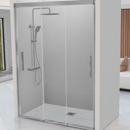 Mampara ESTRELLA ET101 de Kassandra color plata brillo