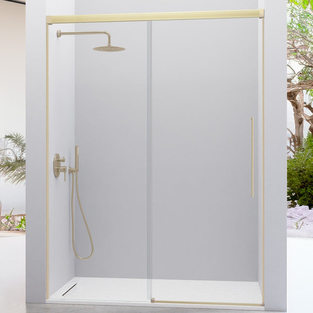 Mampara PAVÍA AI102 oro cepillado