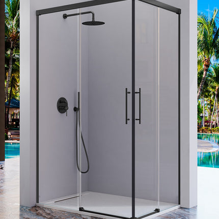 Mampara URBAN UR607 negro mate