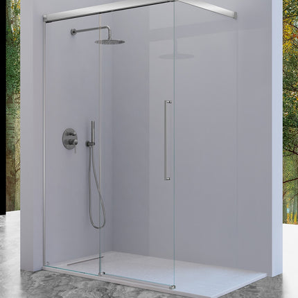 Mampara PAVÍA AI108 plata brillo