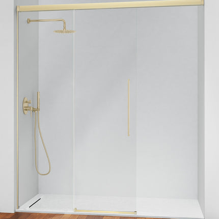 Mampara de Ducha Pavia AI118 oro cepillado