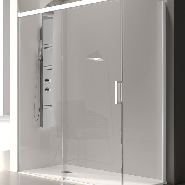 Mampara GLASÉ GS102 blanco mate