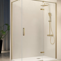 mampara nardi NA408 abatible oro