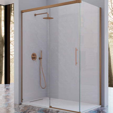 Mampara URBAN UR102 bronce lateral