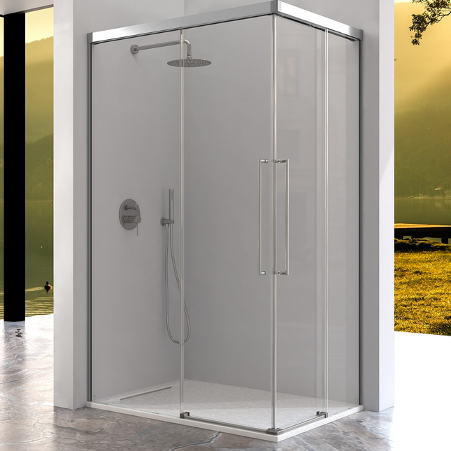 Mampara URBAN UR607 plata Brillo