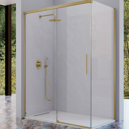 Mampara URBAN UR102 oro lateral