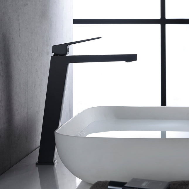 Grifo de Lavabo Alto ART de Imex Negro Mate | Diseño Ergonómico y Moderno