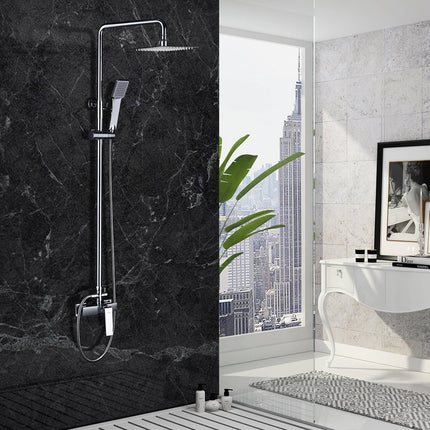 Conjunto Ducha Monomando ART de Imex  con Barra Telescópica | Cromo Brillante