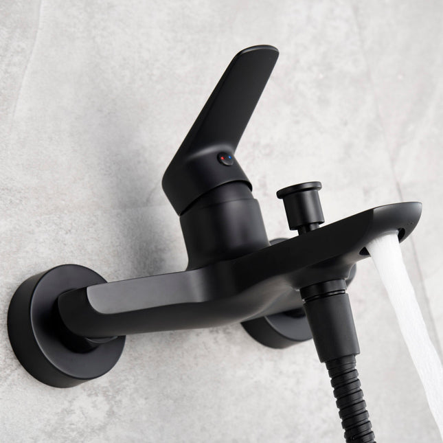 Mezclador de Baño y Ducha BÉLGICA en Negro Mate de Imex