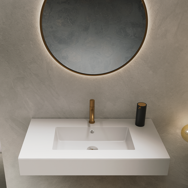 Lavabo Integrado ARIA, Centrado de OhMyShower