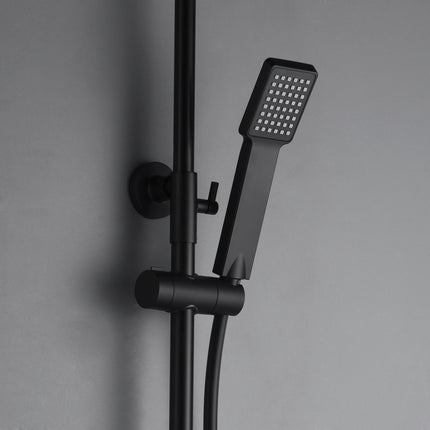 Grifo Monomando de Ducha ARTde Imex - Negro Mate | Diseño Moderno y Barra Telescópica