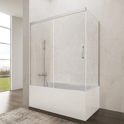 Mampara BASIC Bañera con Lateral Fijo