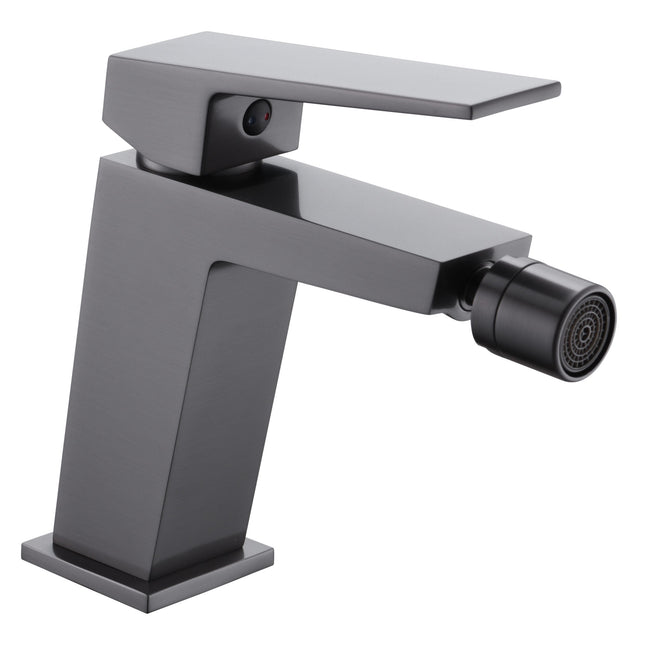 Monomando Bidé ART Black Gun Metal IMEX  