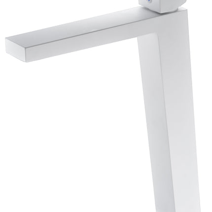 Grifo de Lavabo Alto ART, Blanco Mate