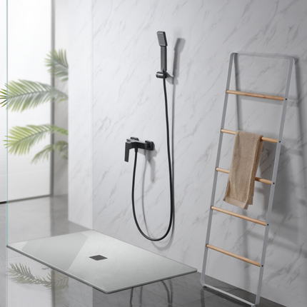 Kit Ducha Monomando ART Black Gun Metal IMEX