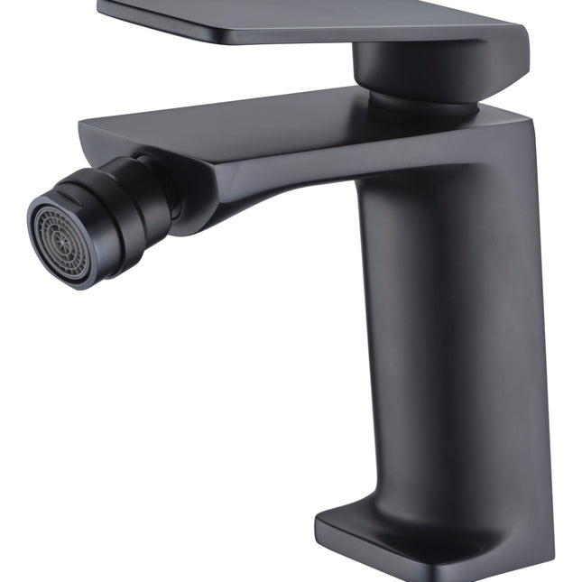 Grifo de Bidé Negro Mate FIYI | Monomando | Acabado Antihuellas | IMEX