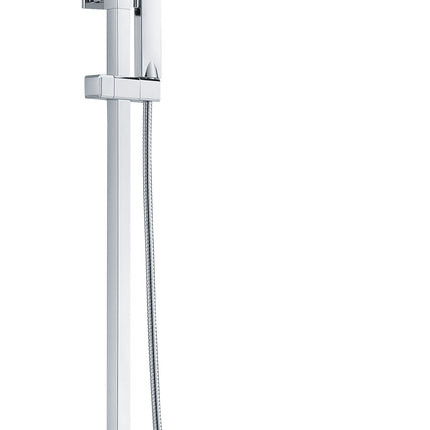 Conjunto de Ducha Monomando con Barra Telescópica | Grifo Ducha Cromo | IMEX BDF016 FIYI