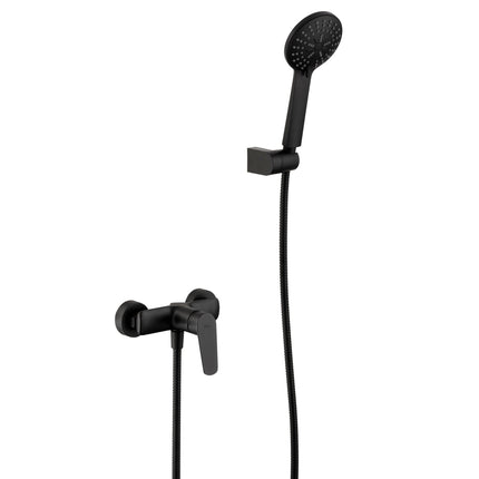 Grifo de Ducha Monomando BÉLGICA en Negro Mate de Imex