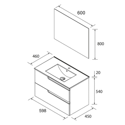 Medidas Conjunto vima 600