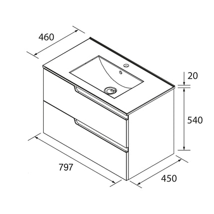 Medidas Conjunto Vima 800