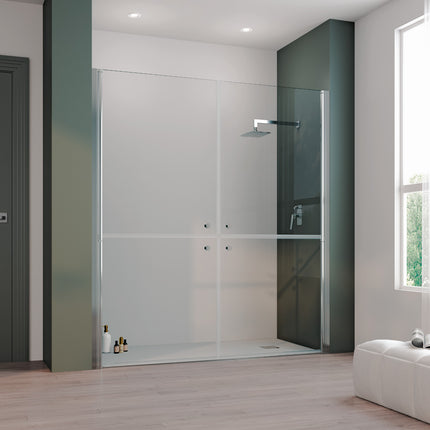 Mampara de Ducha DENIA, dos puertas partidas