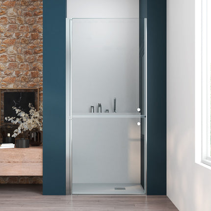 Mampara Denia MR frontal con puerta partida