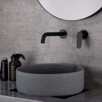 Grifo de Lavabo Empotrado monomando BÉLGICA en Negro Mate 