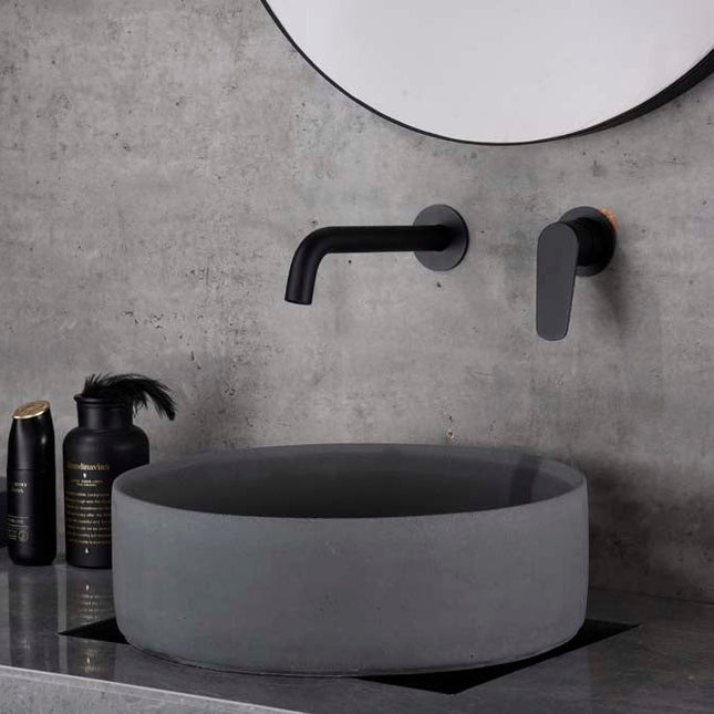 Grifo de Lavabo Empotrado monomando BÉLGICA en Negro Mate 