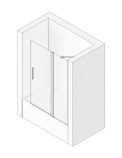 Dibujo Mampara de bañera ORA