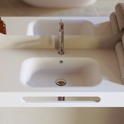 Lavabo HEBE de un Seno con toallero