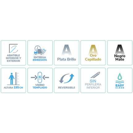 Icons Mampara de Ducha NARDI