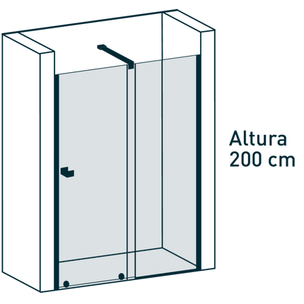 Medidas Mampara Frontal MAHATTAN de Becrisa