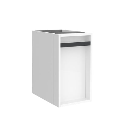 Coqueta Toallero Extraible blanco brillo