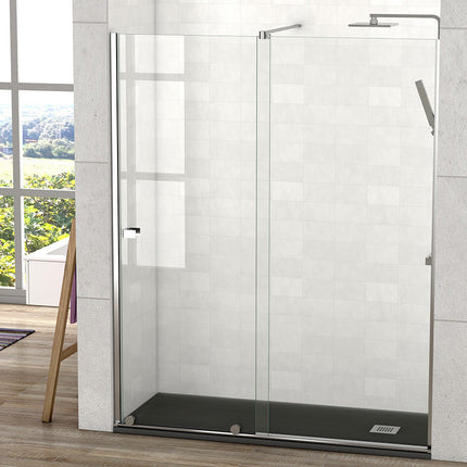 Mampara Frontal MAHATTAN de Becrisa cromo