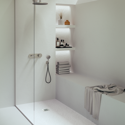 plato de ducha nature con mampara