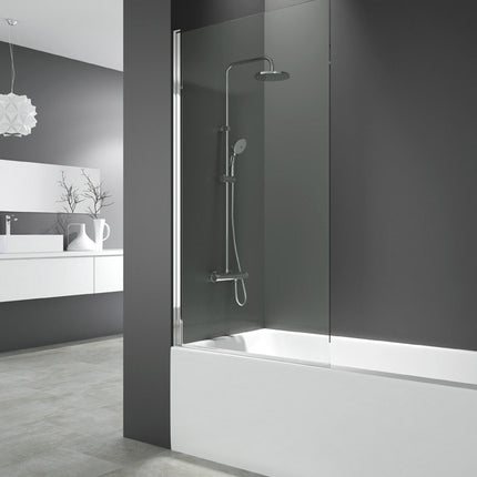 Mampara de Bañera OPEN plata