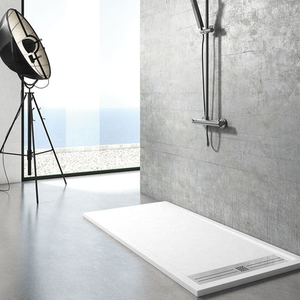 Plato de Ducha Semi Enmarcado STEEL