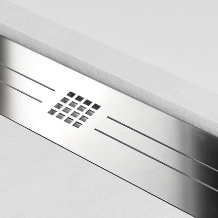 Rejilla Plato de Ducha Semi Enmarcado STEEL