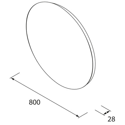 Espejo NORA Circular 80 cm
