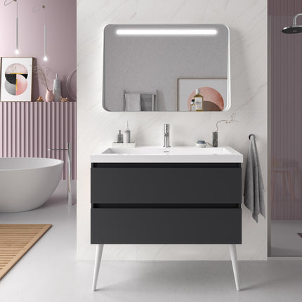 Mueble SPIRIT 2 Cajones antracita 800