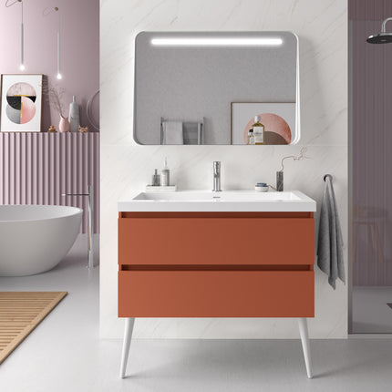 Mueble SPIRIT 2 Cajones terracota 800