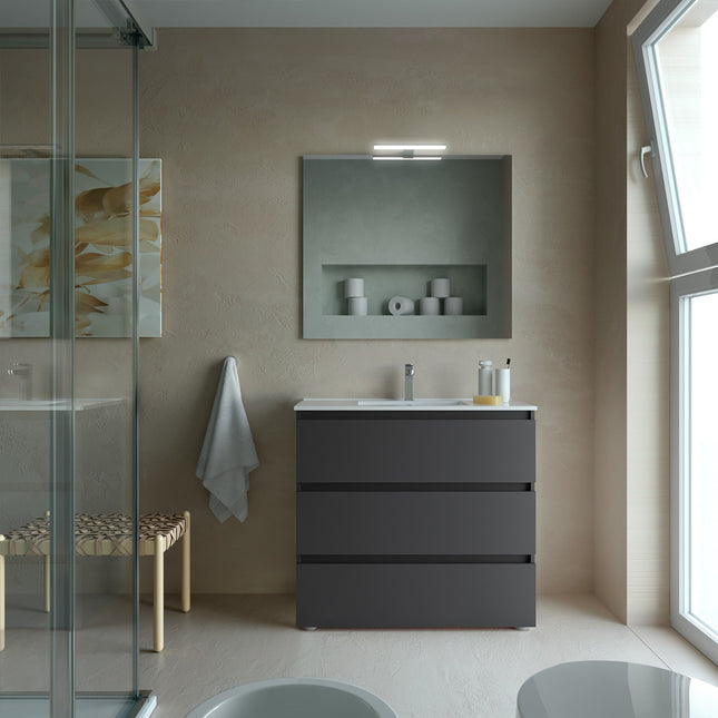 Mueble SPIRIT 3 Cajones 900 antracita